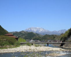 江府中学校周辺から大山画像１