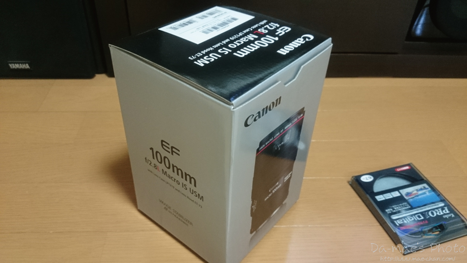 EF100mm F2.8L MACRO IS USM 購入画像１